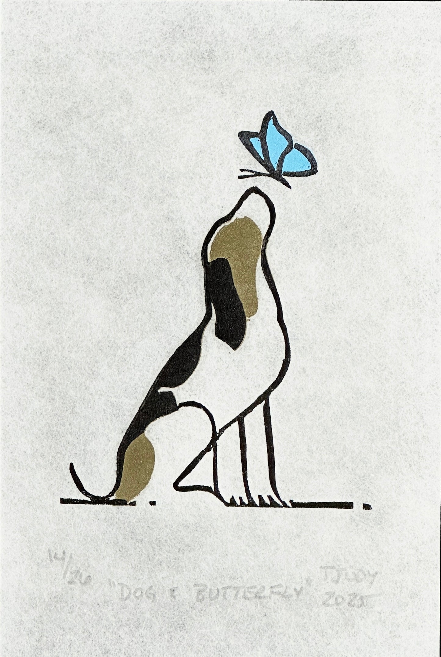 Dog & Butterfly