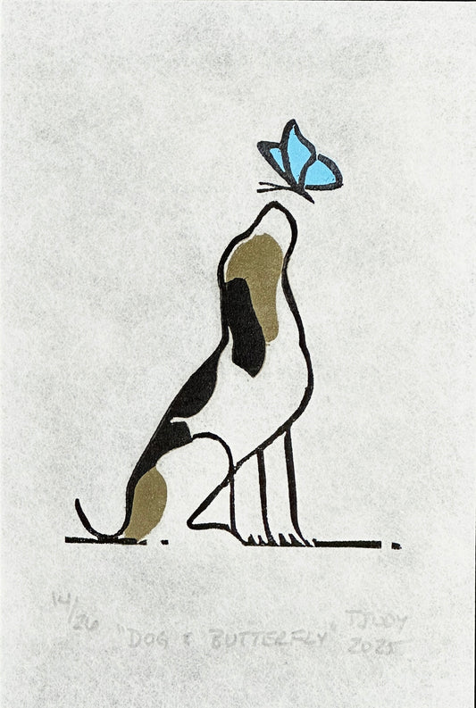 Dog & Butterfly