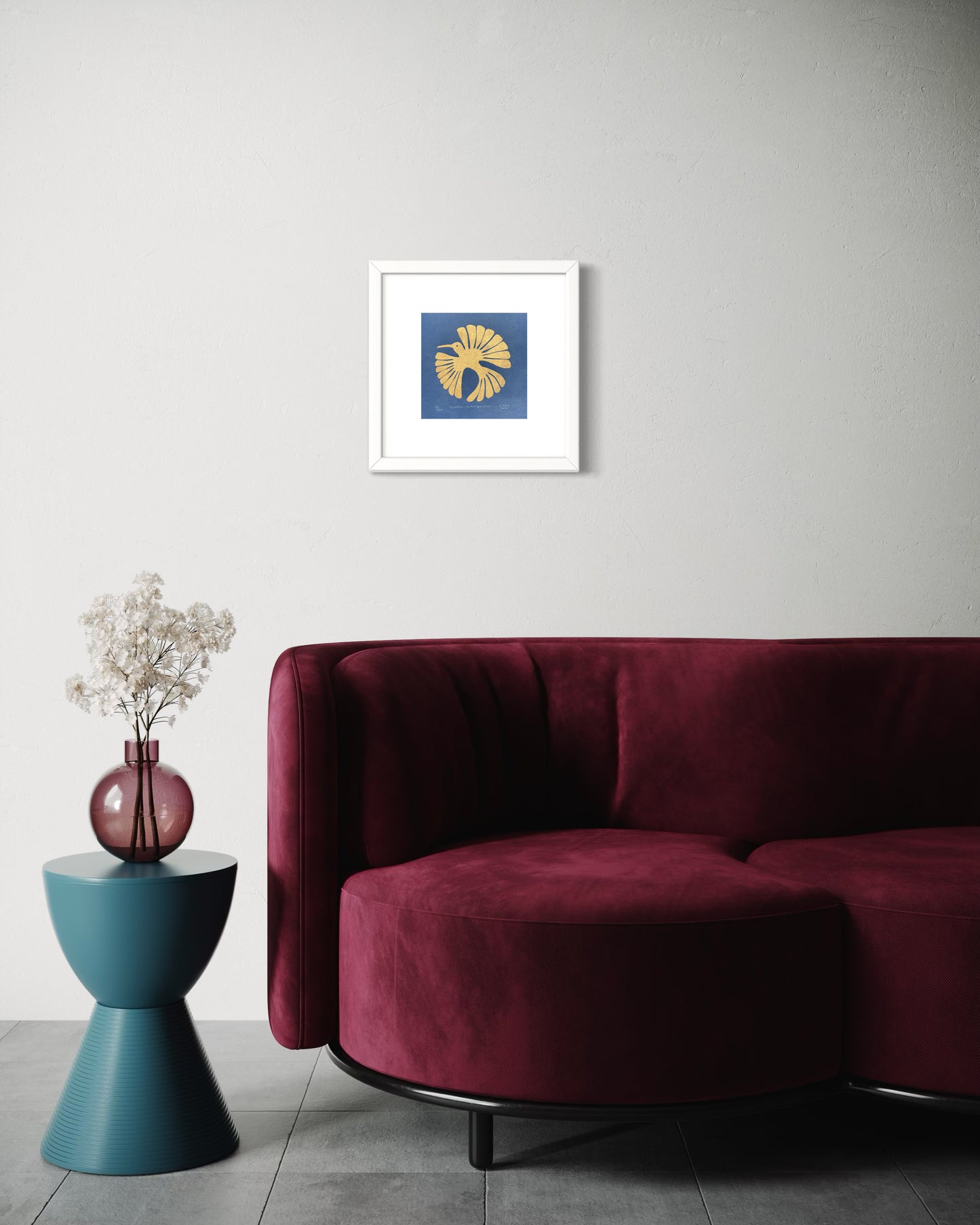 Golden Hummingbird - 8"