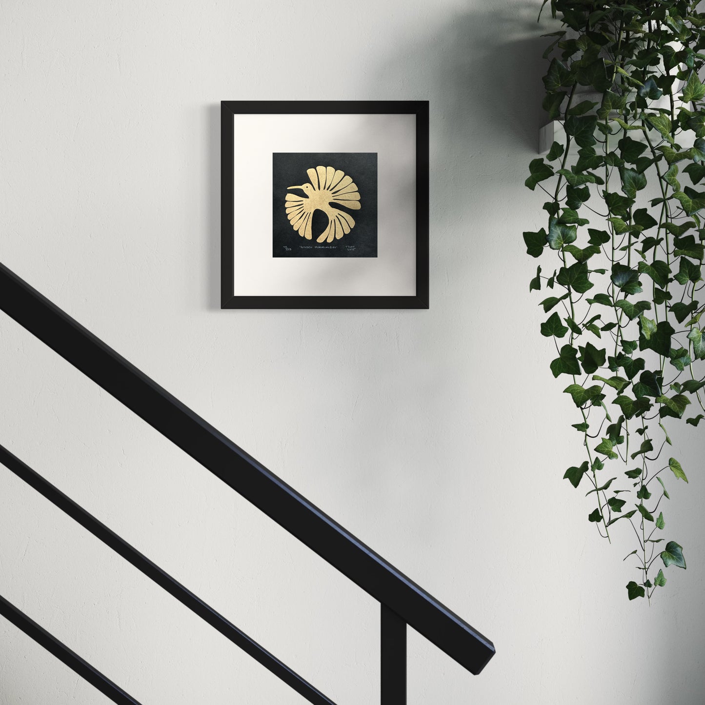 Golden Hummingbird - 8"