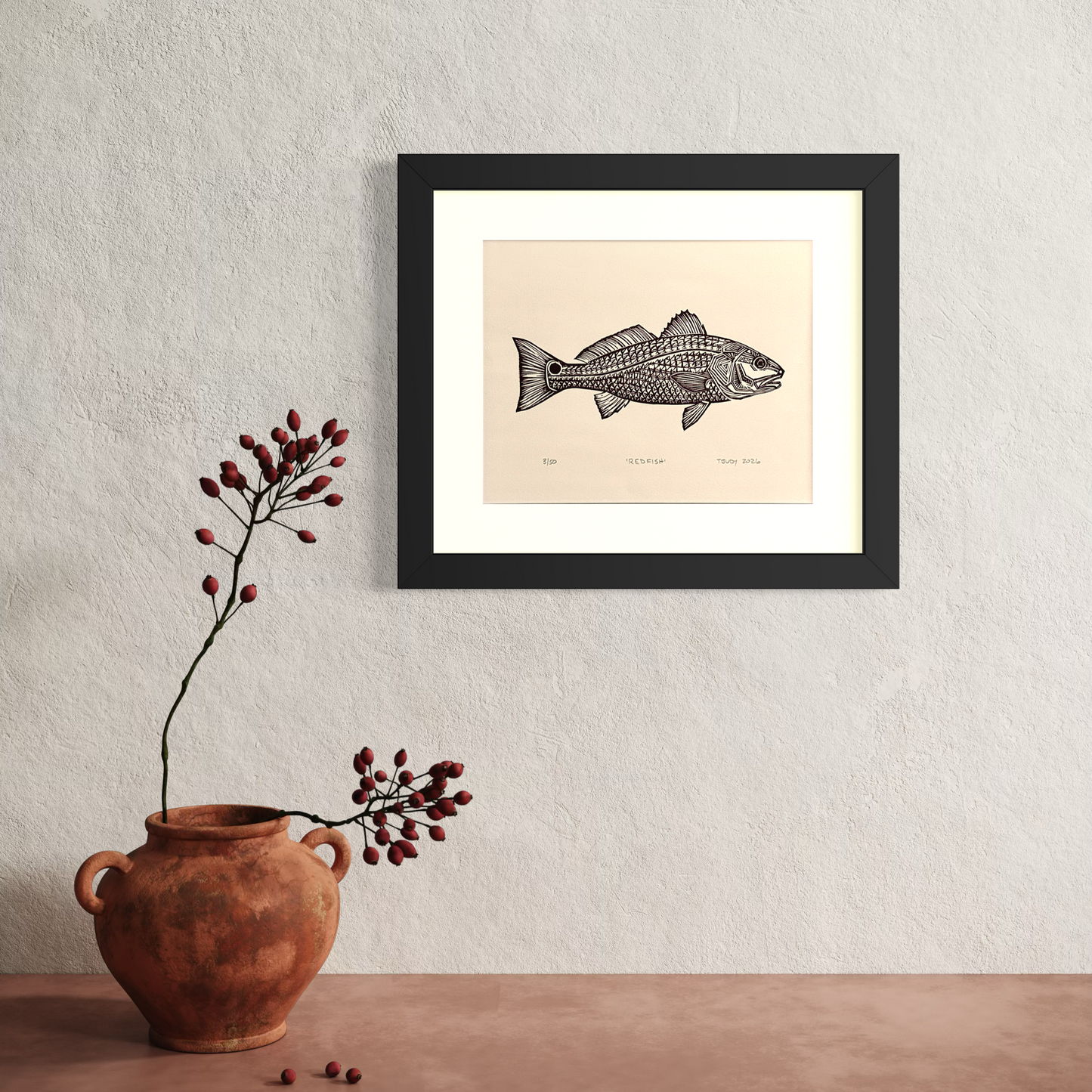 Redfish - Rives paper
