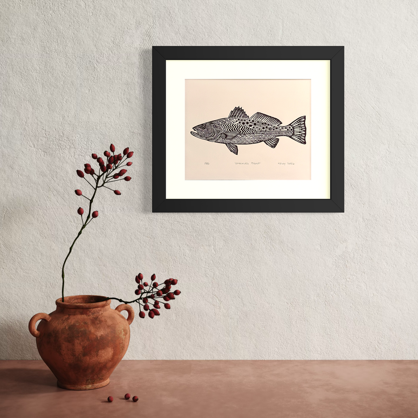 Speckled Trout - Rives paper